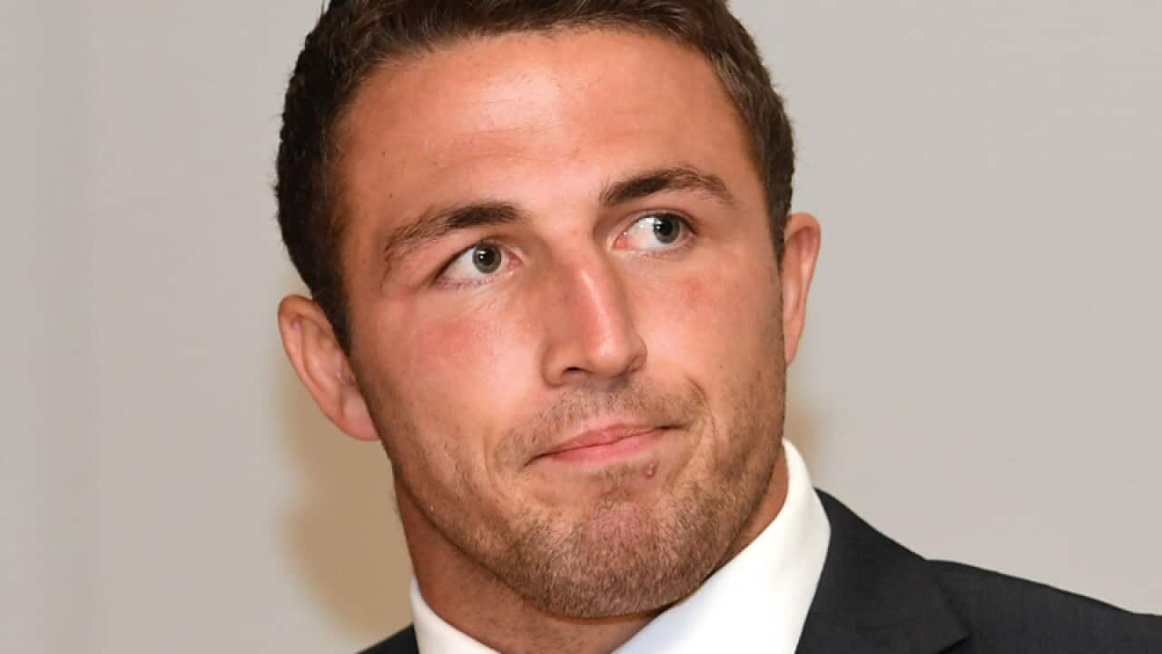 South Sydney Rabbitohs NRL player Sam Burgess