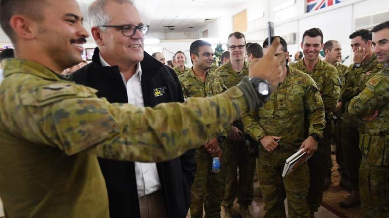 SCOTT MORRISON IRAQ VISIT