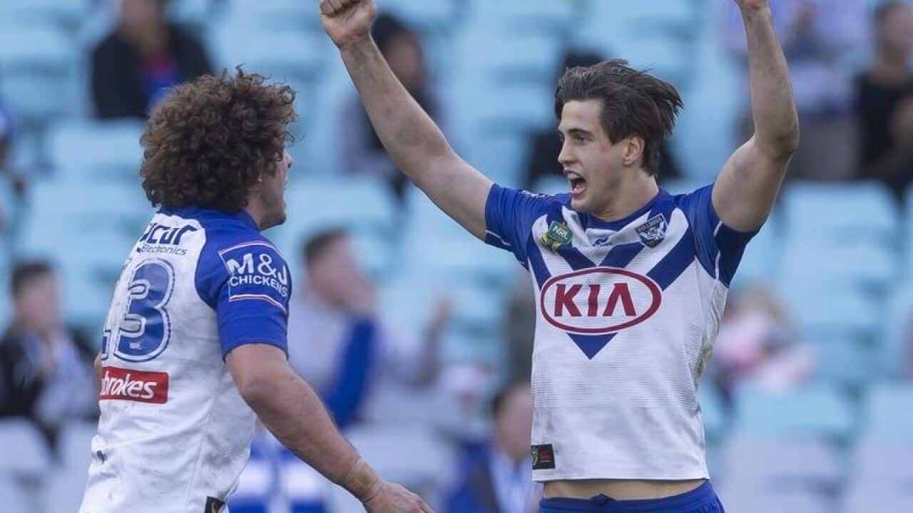 NRL BULLDOGS WARRIORS LEWIS