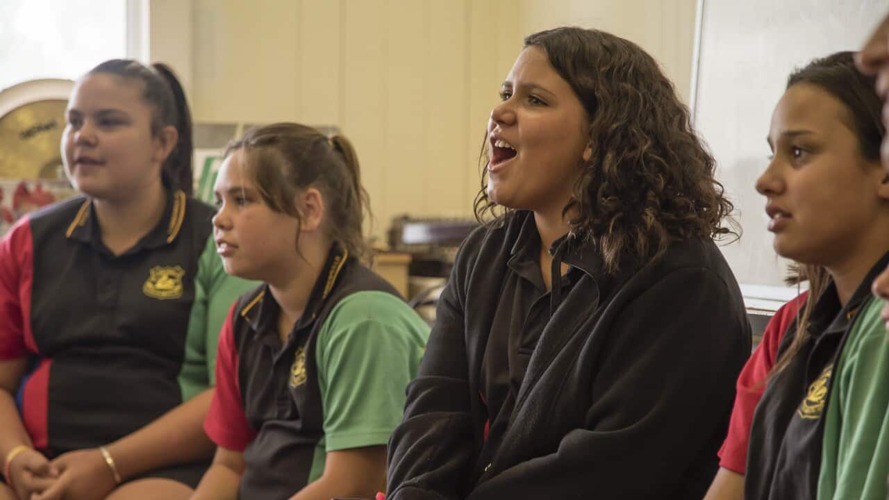 Cunnamulla State School students