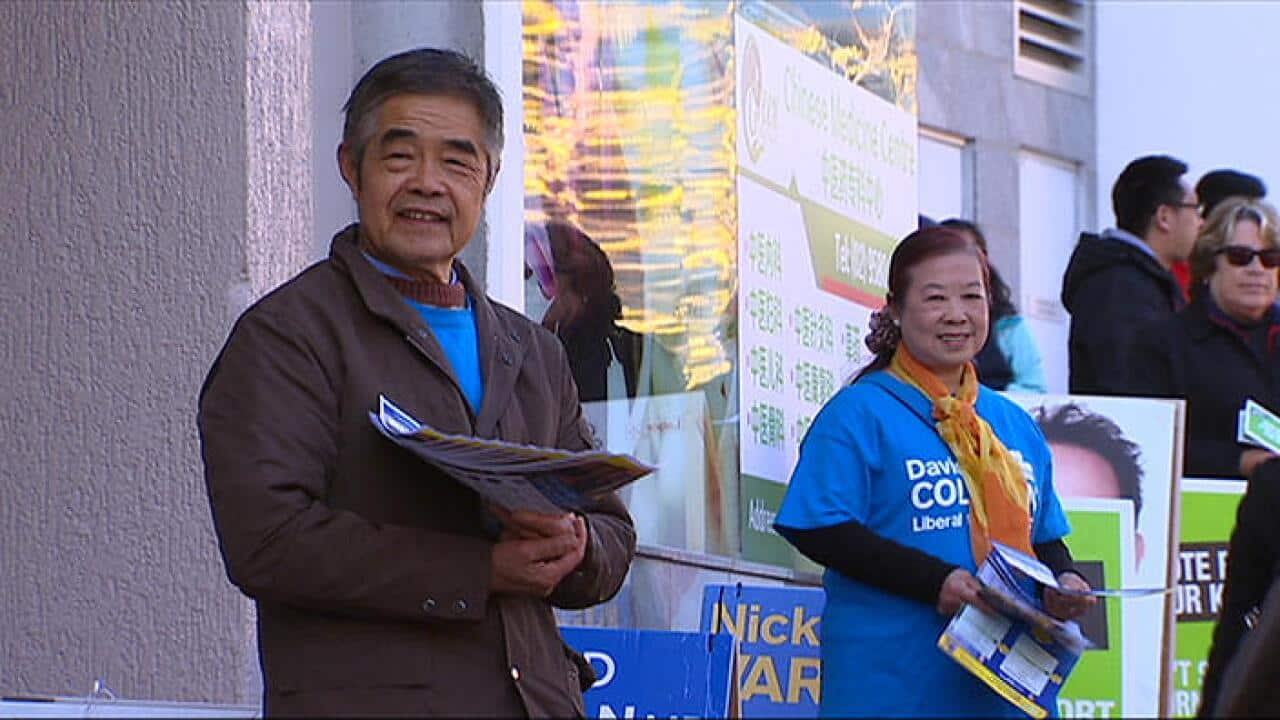 Why do Chinese Australian voters tend to support the Liberal?