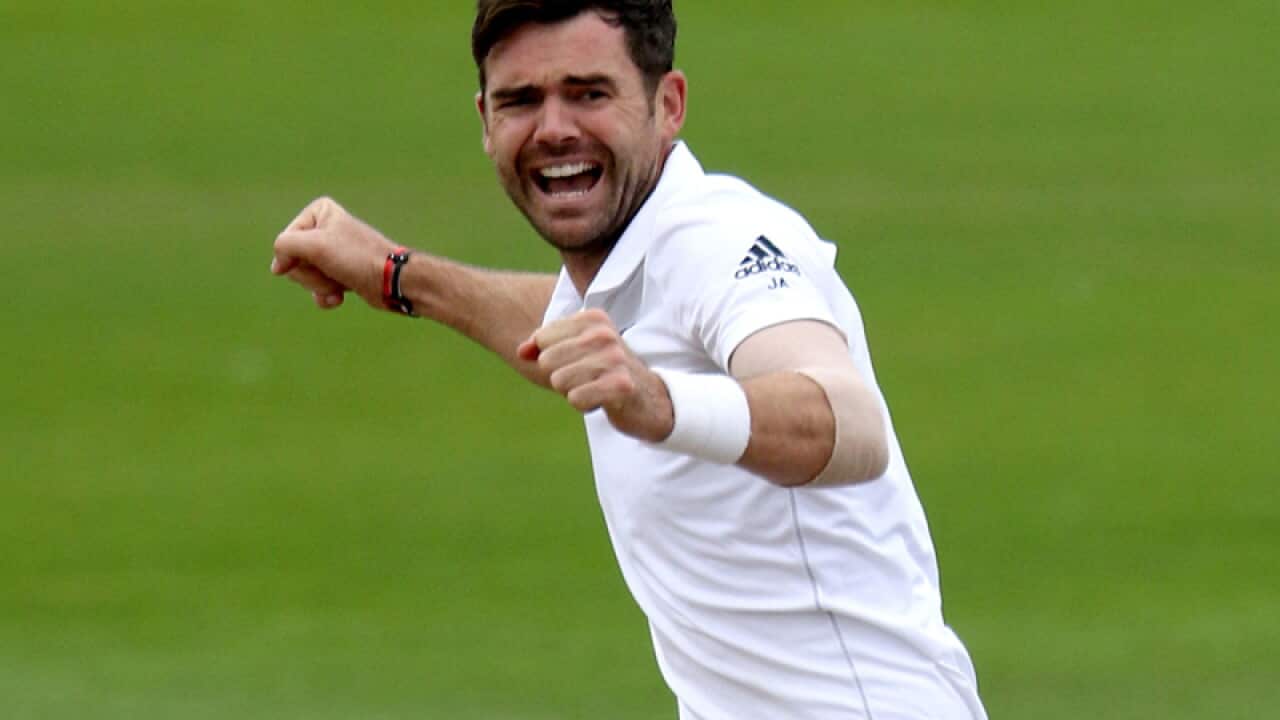 England fast bowler James Anderson