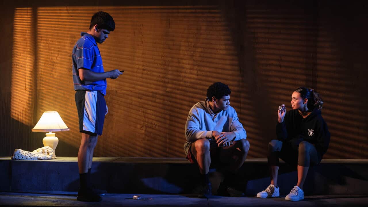 Australian Theatre for Young People's production, Saplings, at The Show Room, Arts Centre Melbourne.