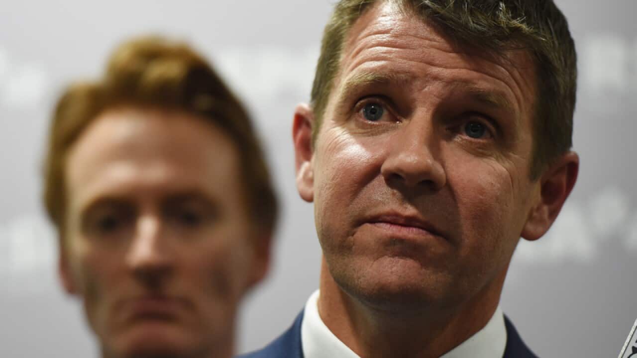 NSW Premier Mike Baird (right) and RSPCA NSW CEO Steven Coleman