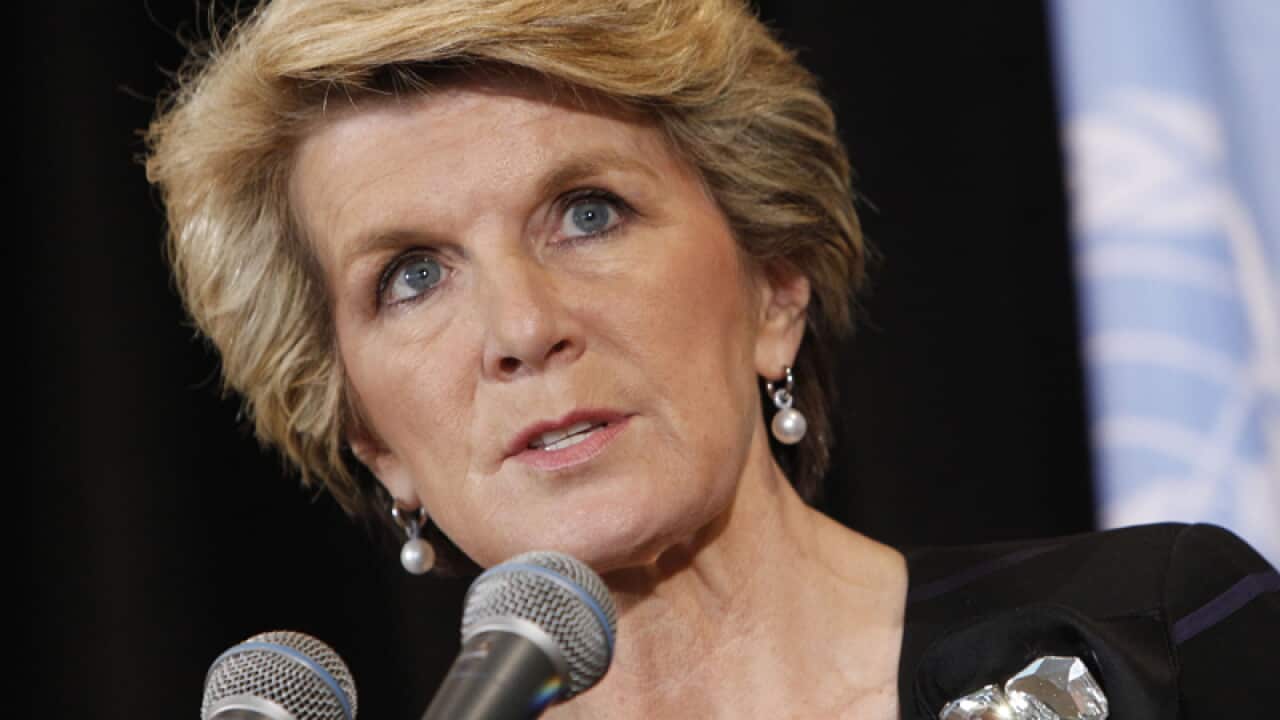 Foreign Minister Julie Bishop