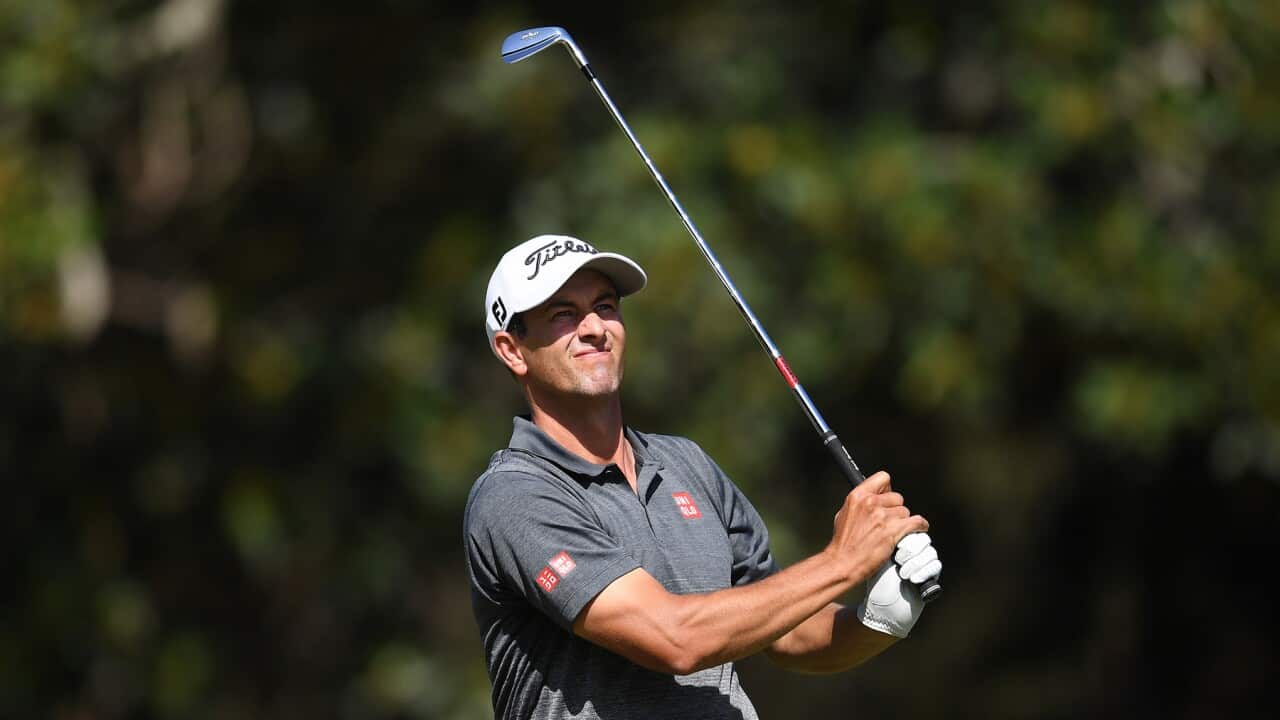 Australian golfer Adam Scott