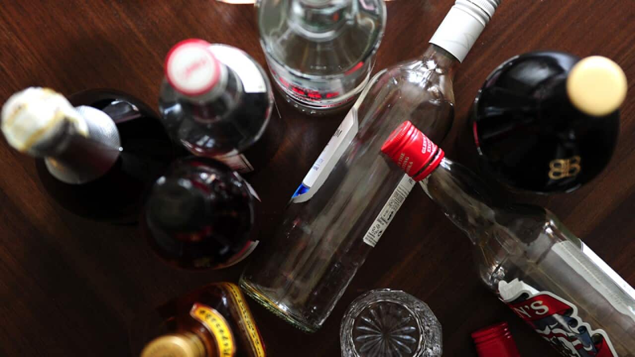 A new report shows alcohol abuse is linked to half of all child protection and reported domestic violence cases (AAP)