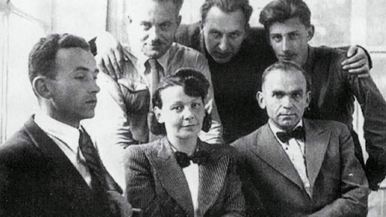 Olena Teliha and friends.