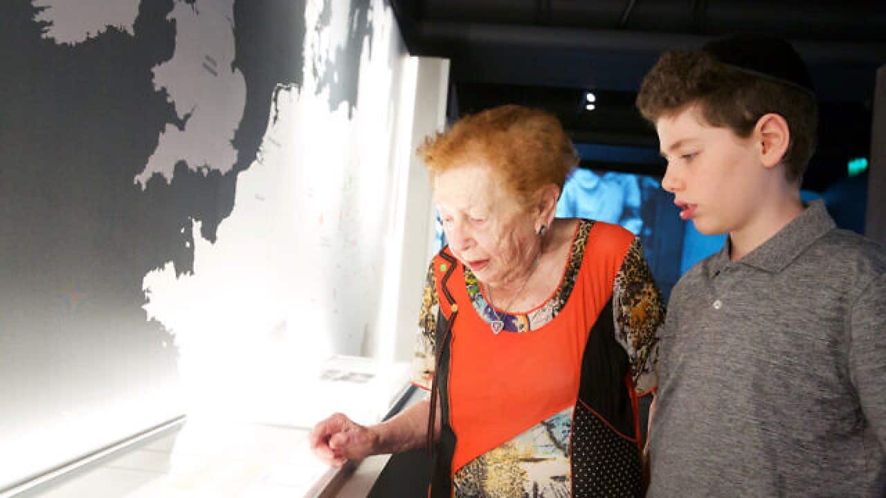 Yvonne Engelman with her great-grandson