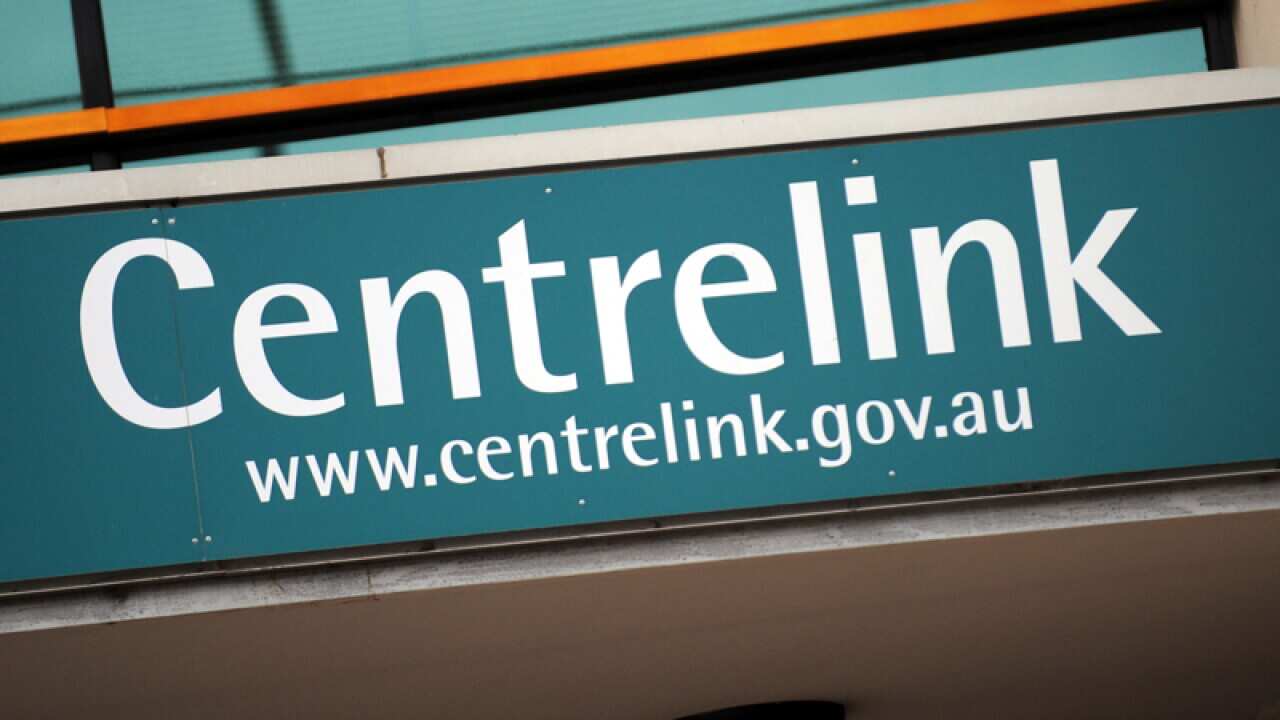 A file photo of Centrelink signage