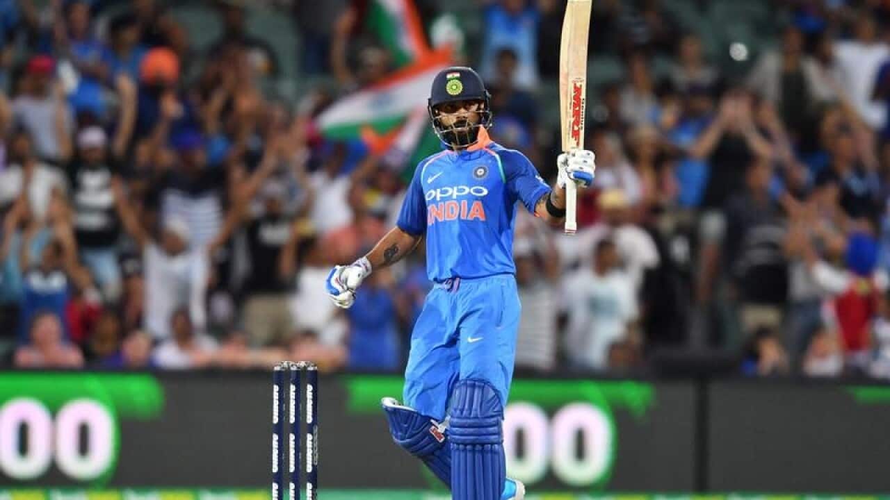 Virat Kohli of India.