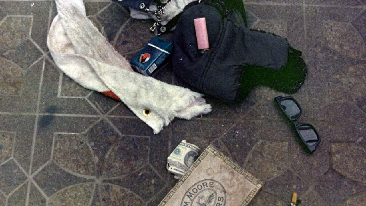 Items found at the scene of Kurt Cobain's death in Seattle