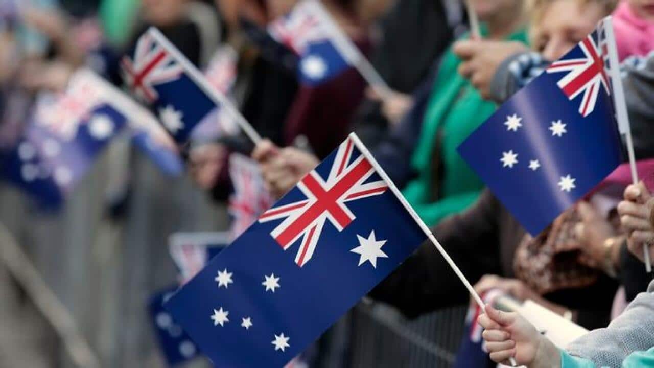 Australian flags