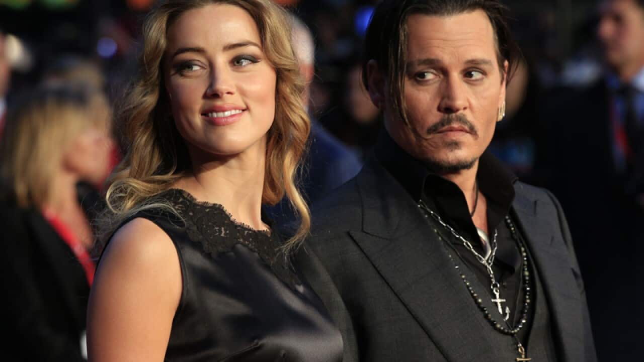 Amber Heard and Johnny Depp