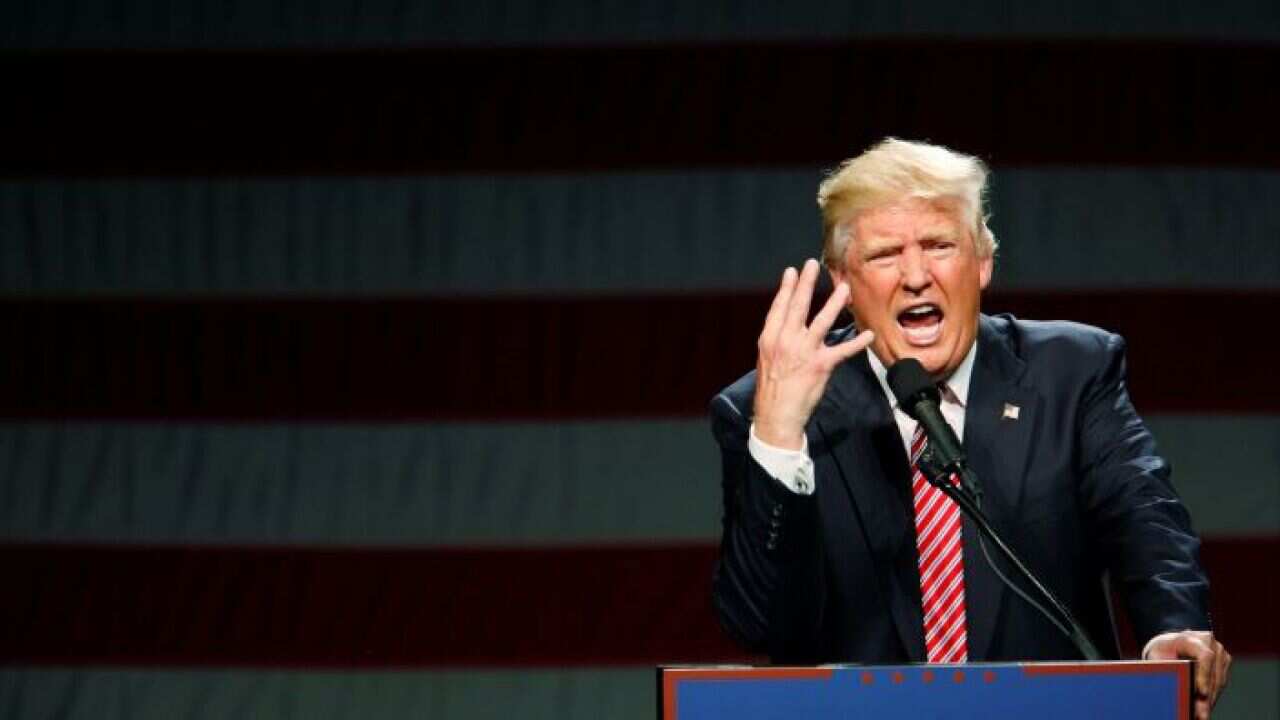 Republican presidential candidate Donald Trump