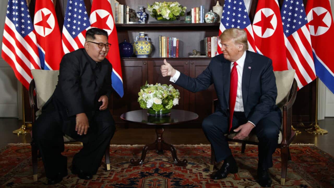 North Korea's Kim Jong-un, Donald Trump hold high-stakes nuclear summit in Singapore
