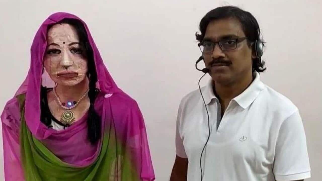 Meet Shalu, Talking Robot Made From 100% Waste Material By IIT Teacher