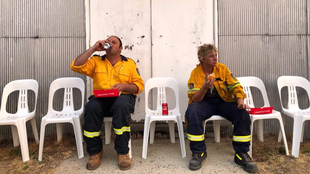 Volunteers for the NSWRFS.