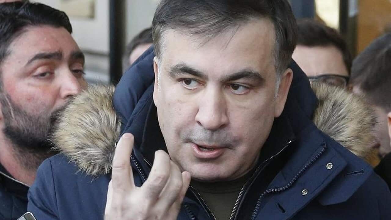 Ukrainian opposition leader Mikheil Saakashvili