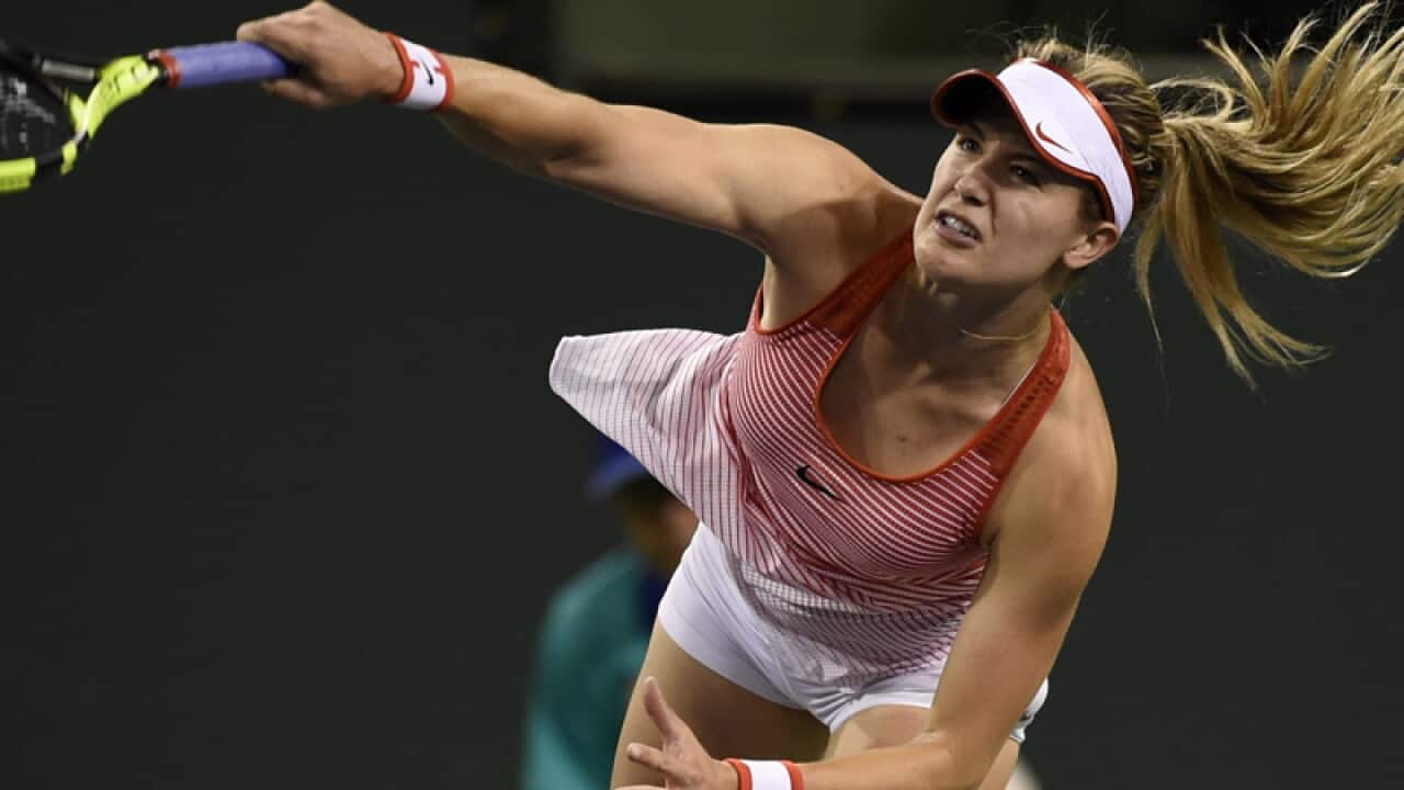 Eugenie Bouchard of Canada.