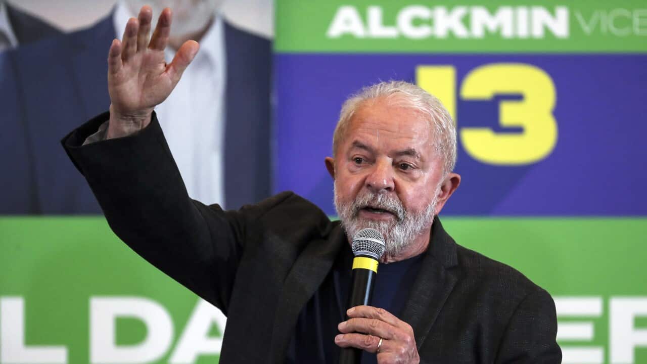 Former president and candidate for the presidency of Brazil Luiz Inacio Lula da Silva