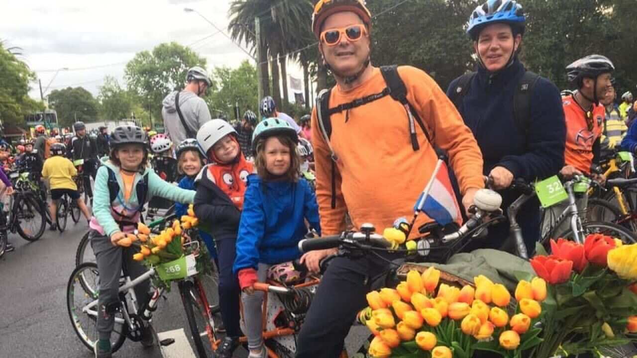 Jeroen de Leeuw den Bouter tijdens een eerdere editie van Spring Cycle