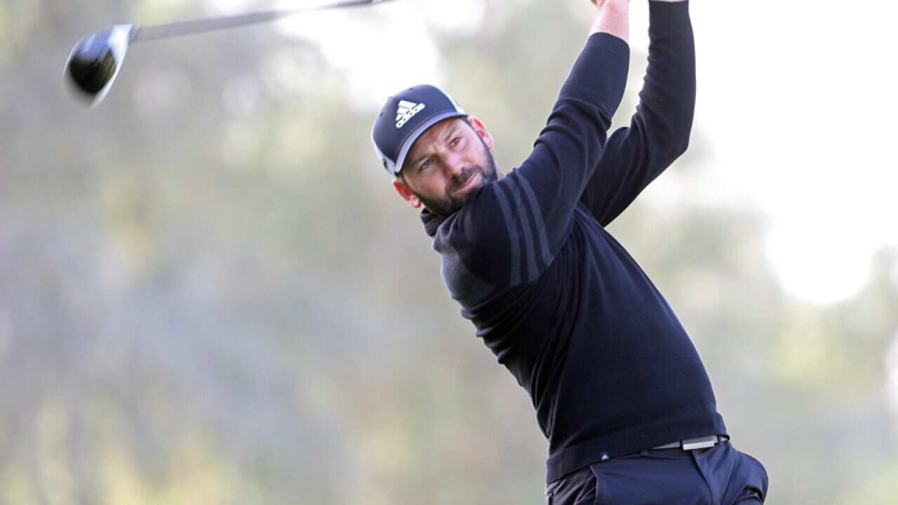 Spanish golfer Sergio Garcia