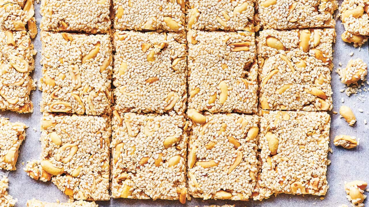 Pasteli toasted sesame bars
