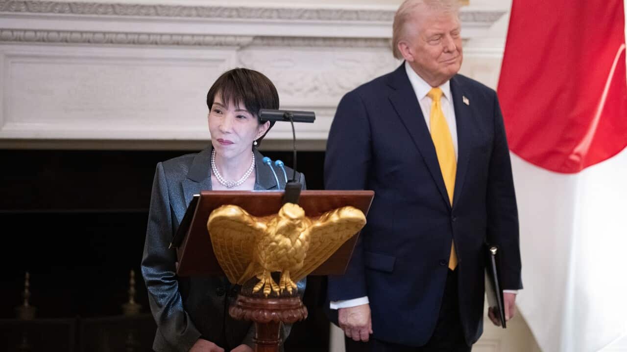 Trump hosts Japan's PM Takeuchi Sanae at the White House