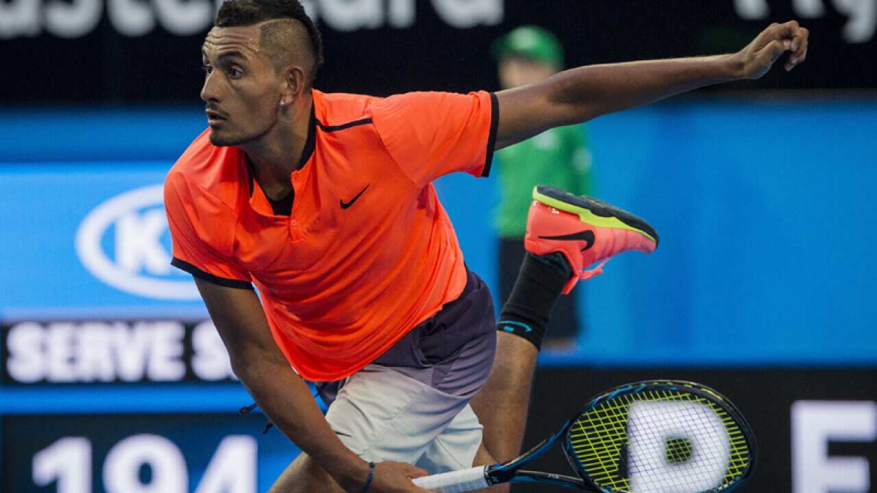 Nick Kyrgios of Australia