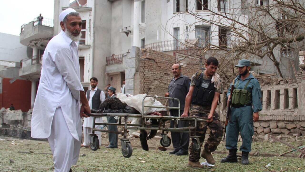 Afghan blast kills three near consulate