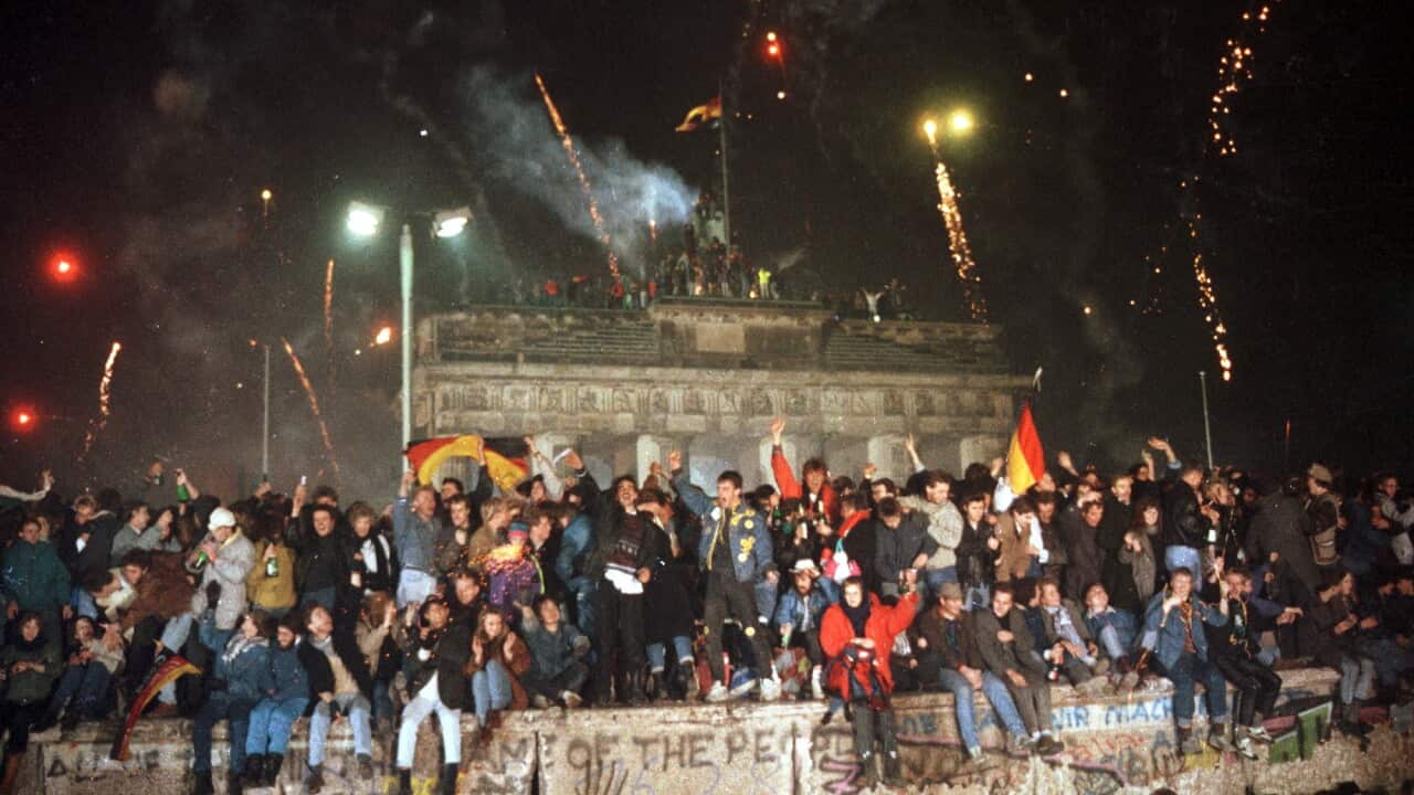 New Year's Eve 1989 at Brandenburg Gate
