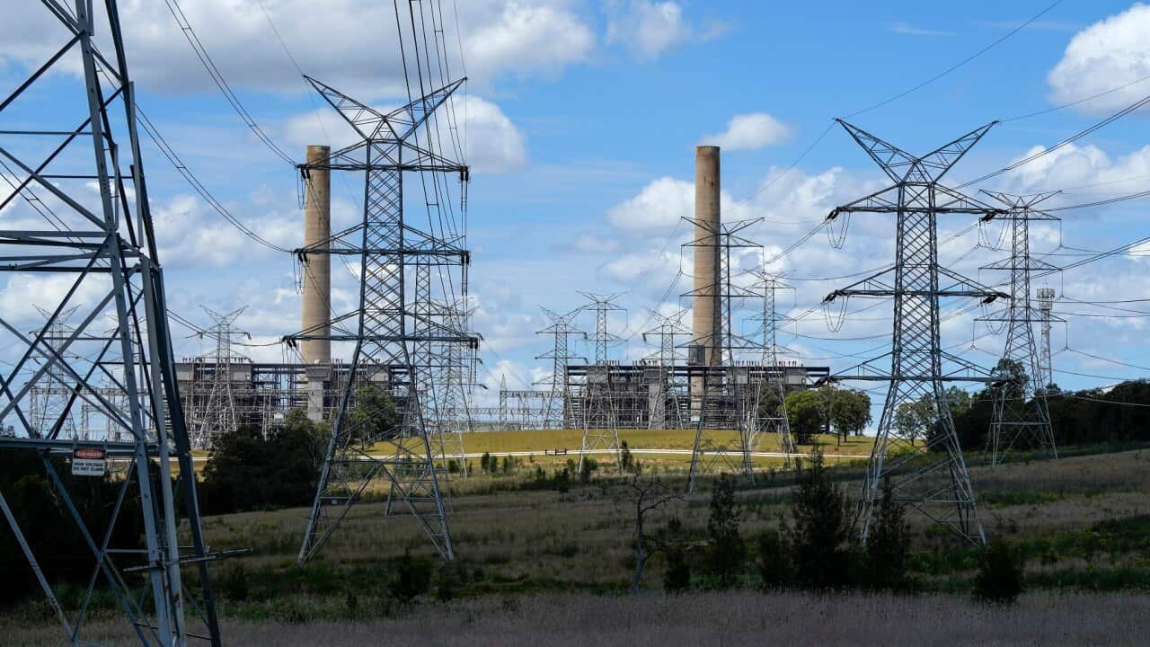 Liddell Power Station, a coal-powered thermal power station near Muswellbrook in the Hunter Valley