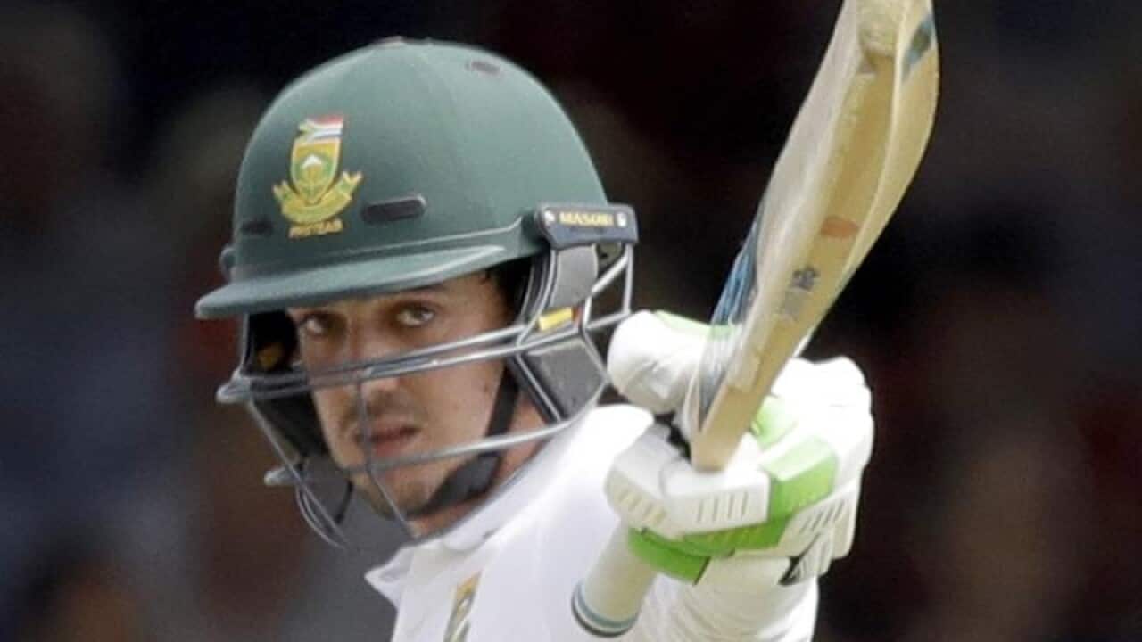File image of South African cricketer Quinton de Kock.