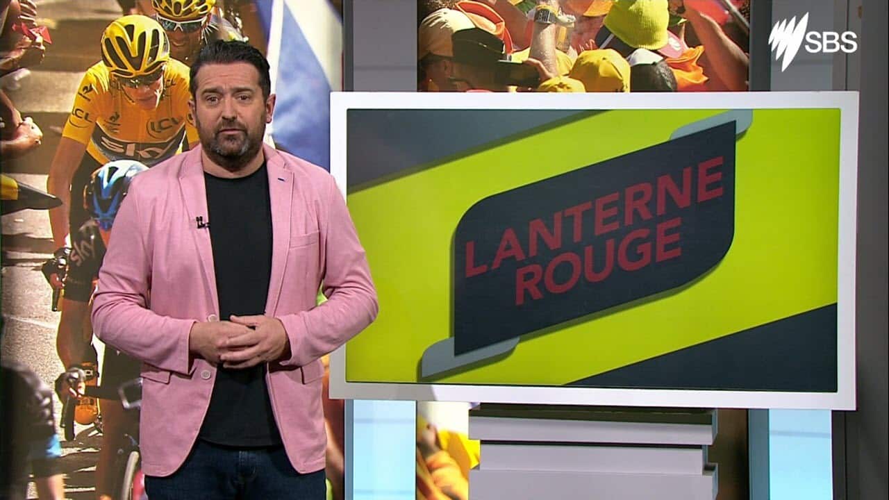 Christophe Mallet and his Bonjour Le Tour segment, Lanterne Rouge