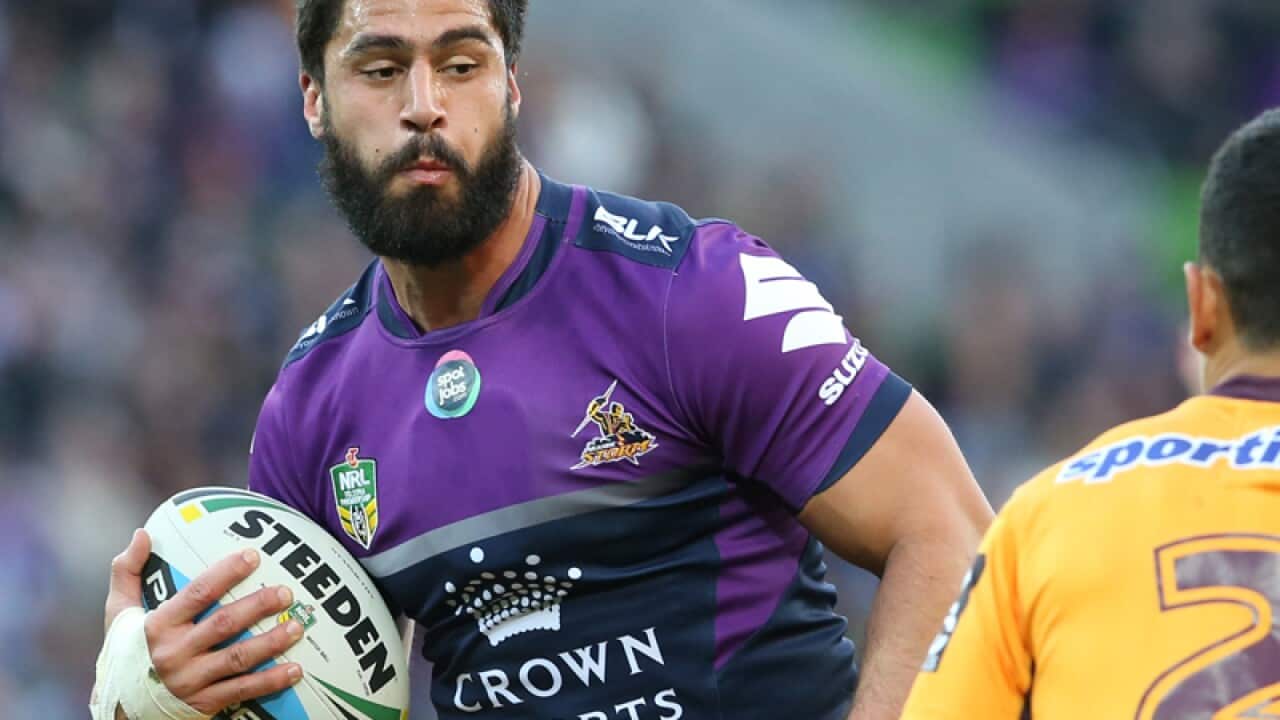 Jesse Bromwich in action for the Storm