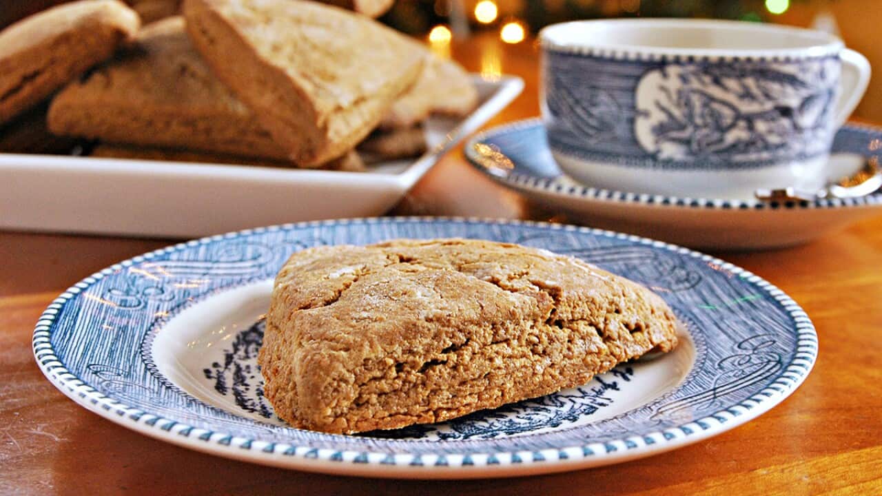 Gingerbread scones