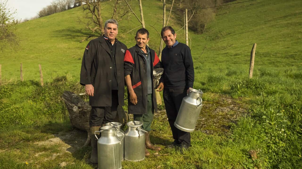 Gabriel Gate and cheesemakers