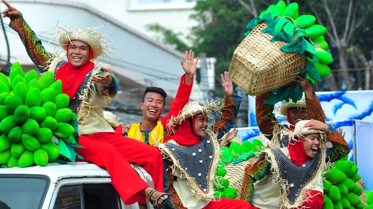 Ati-atihan festivel sa Iloilo Phlippihes