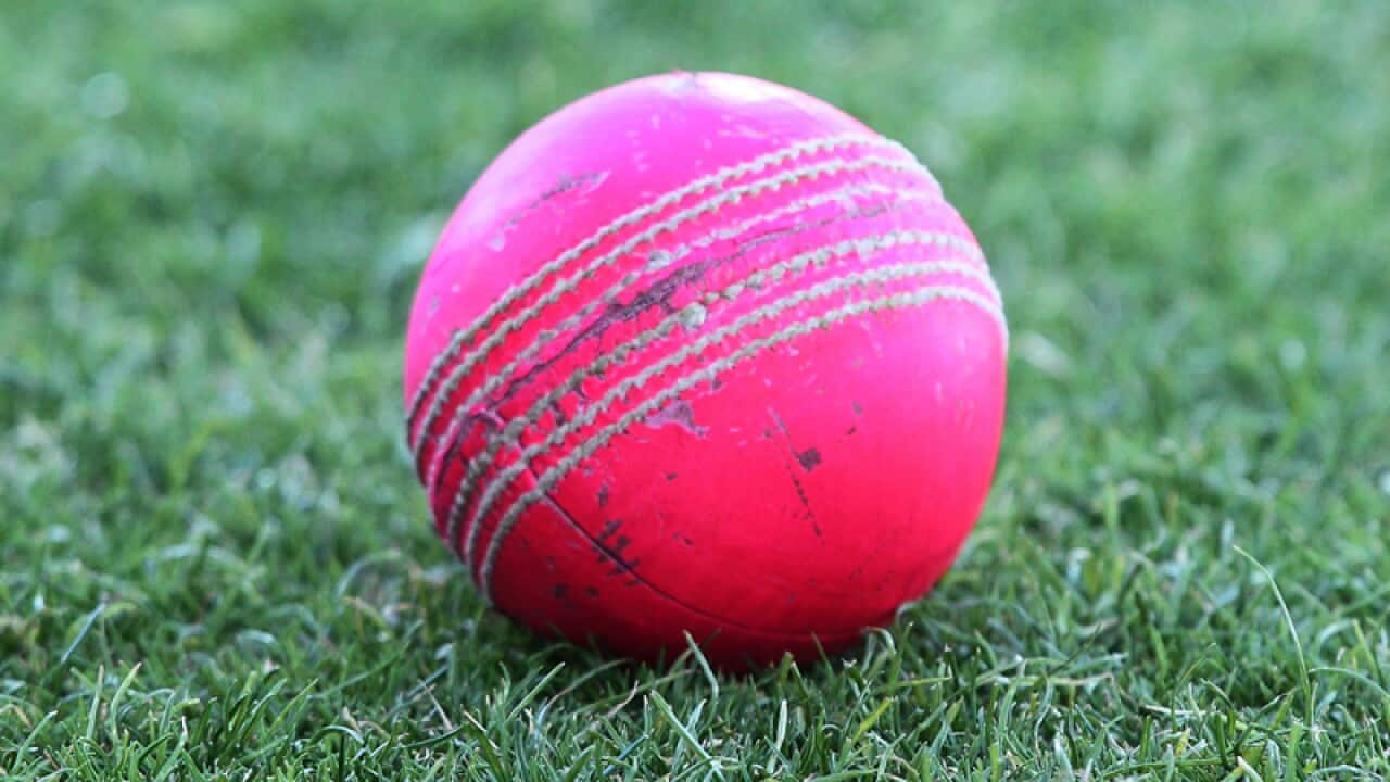 The pink ball.