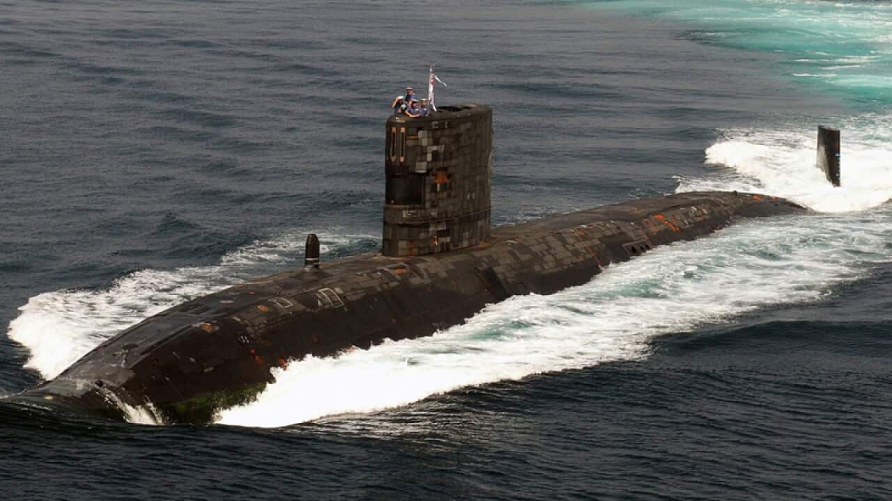 British Navy submarine HMS Tireless