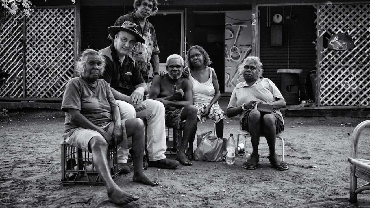 Gerry Georgatos with the One Mile Community, Broome.