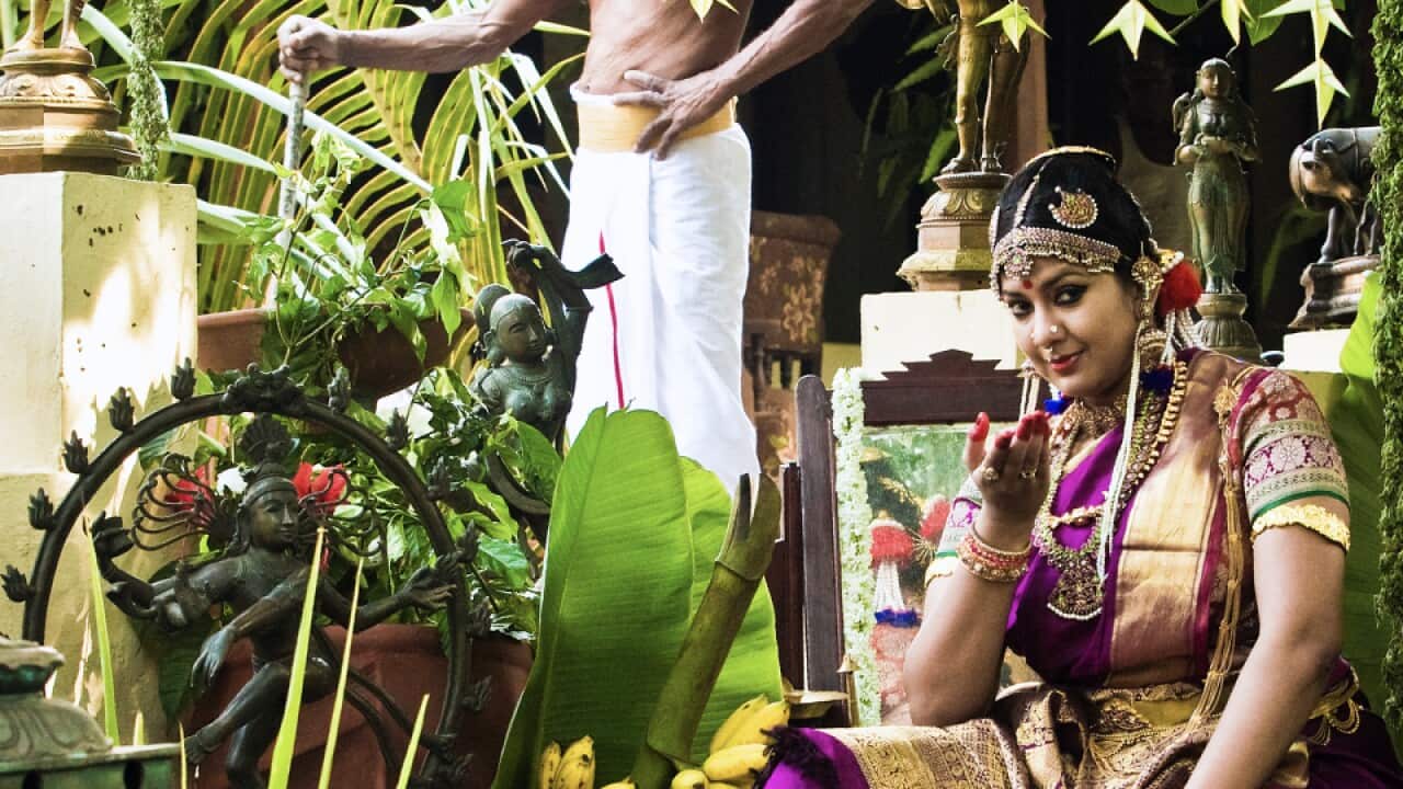 Actress, TV anchor, and renowned Bharathanatyam dancer Swarnamalya