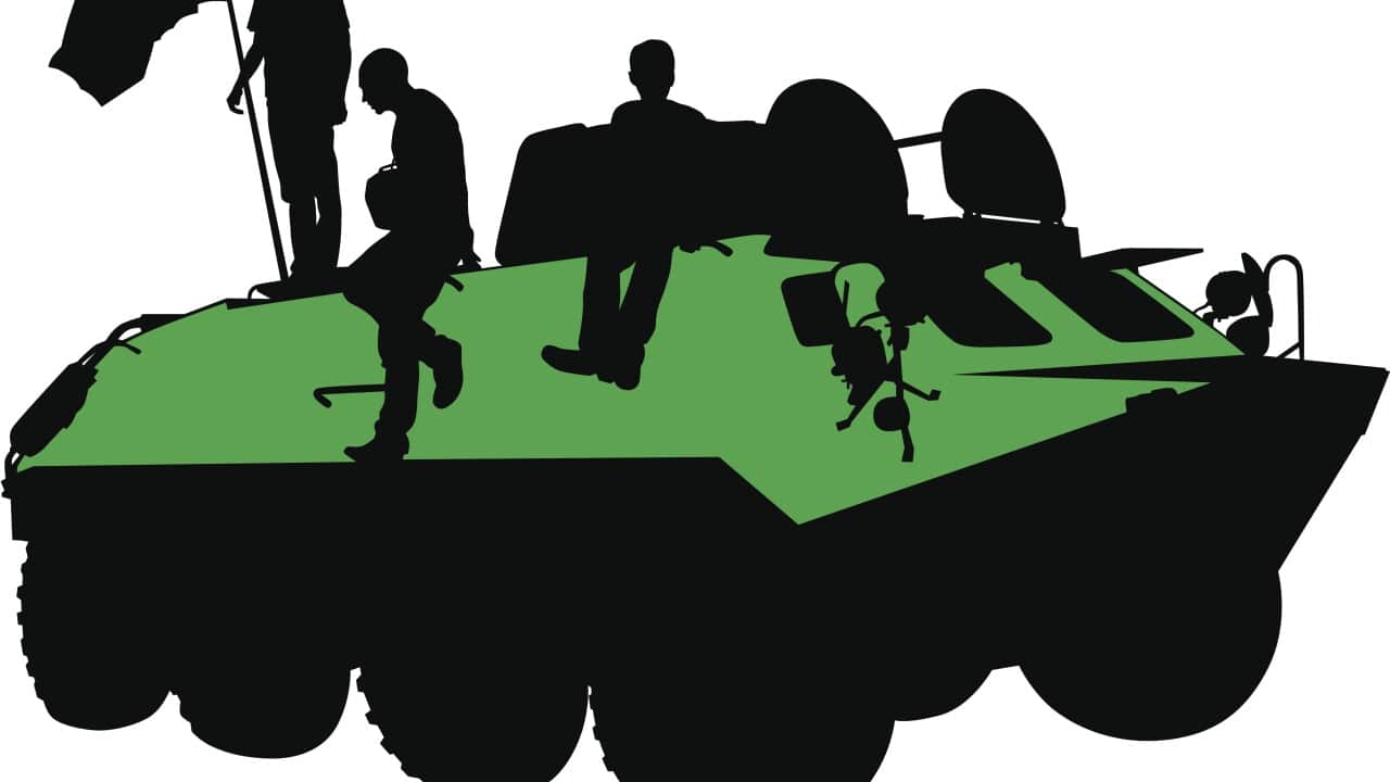 Car of armored
