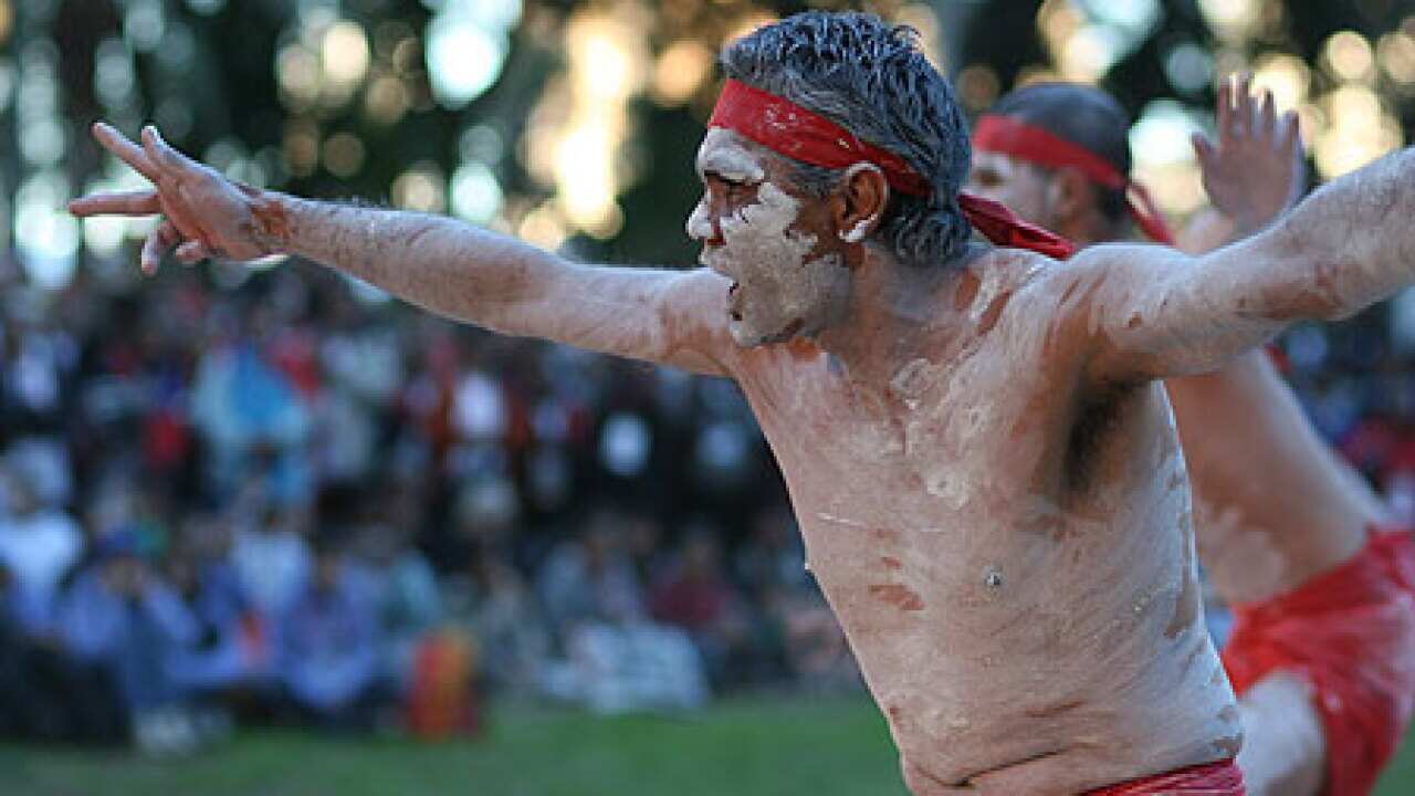 Indigenous Australian dancer