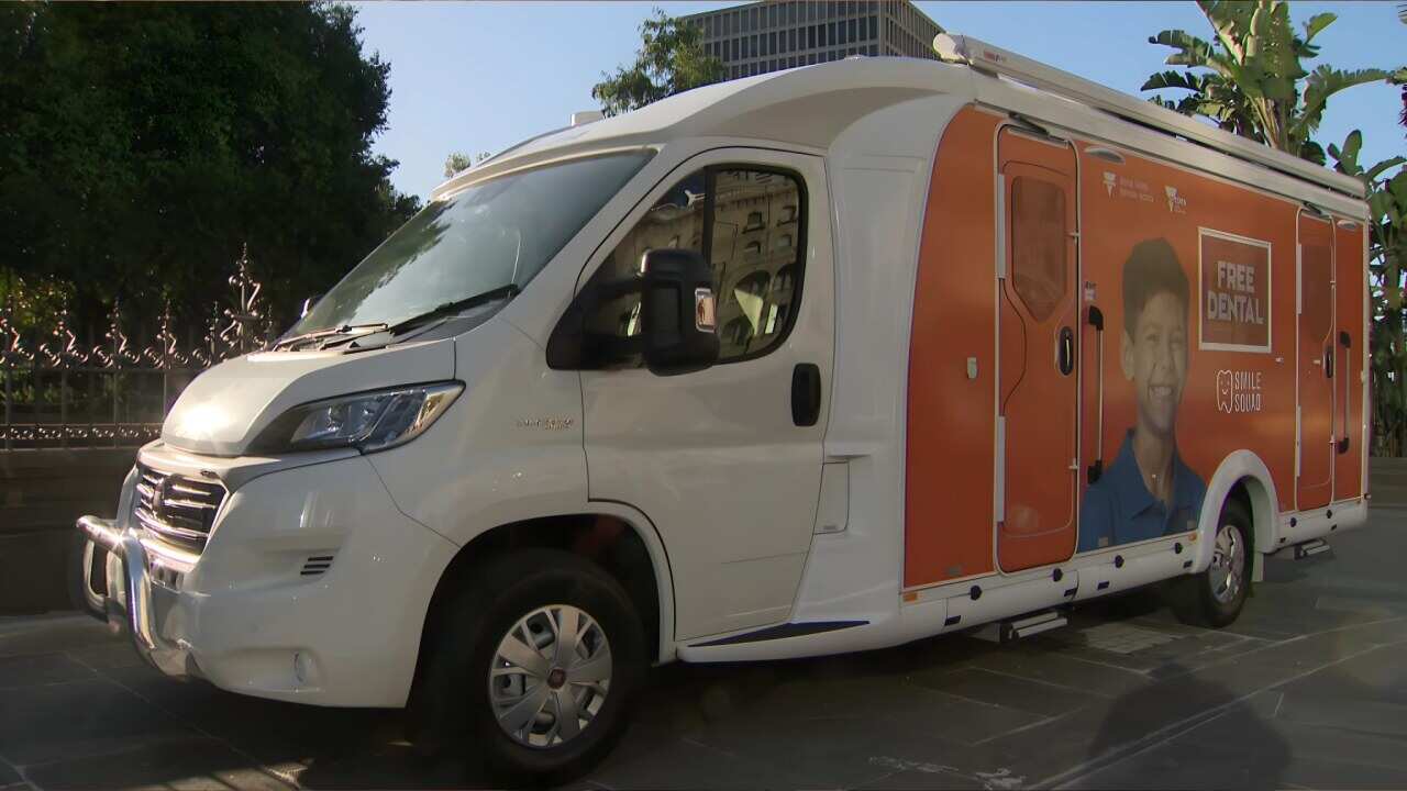 One of Victoria's 'Smile Squad' vans, reaching school students across the state (SBS).jpg