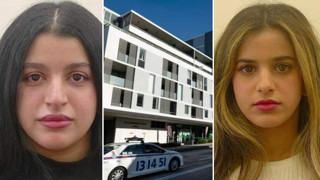 24-year-old Asra Abdullah Alsehli (left) and her 23-year-old sister Amaal Abdullah Alsehli were discovered in a south west Sydney unit.