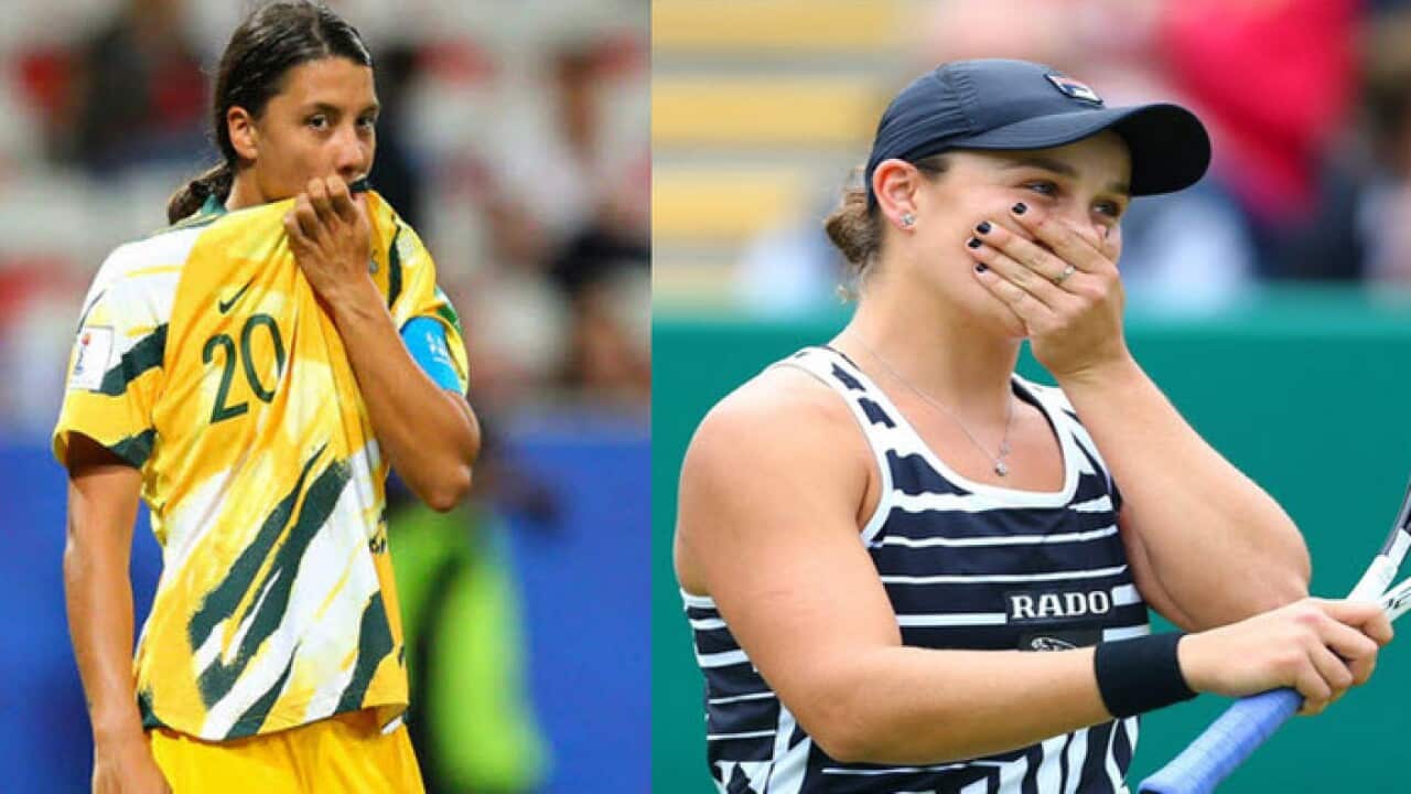 Sam Kerr e Ash Barty