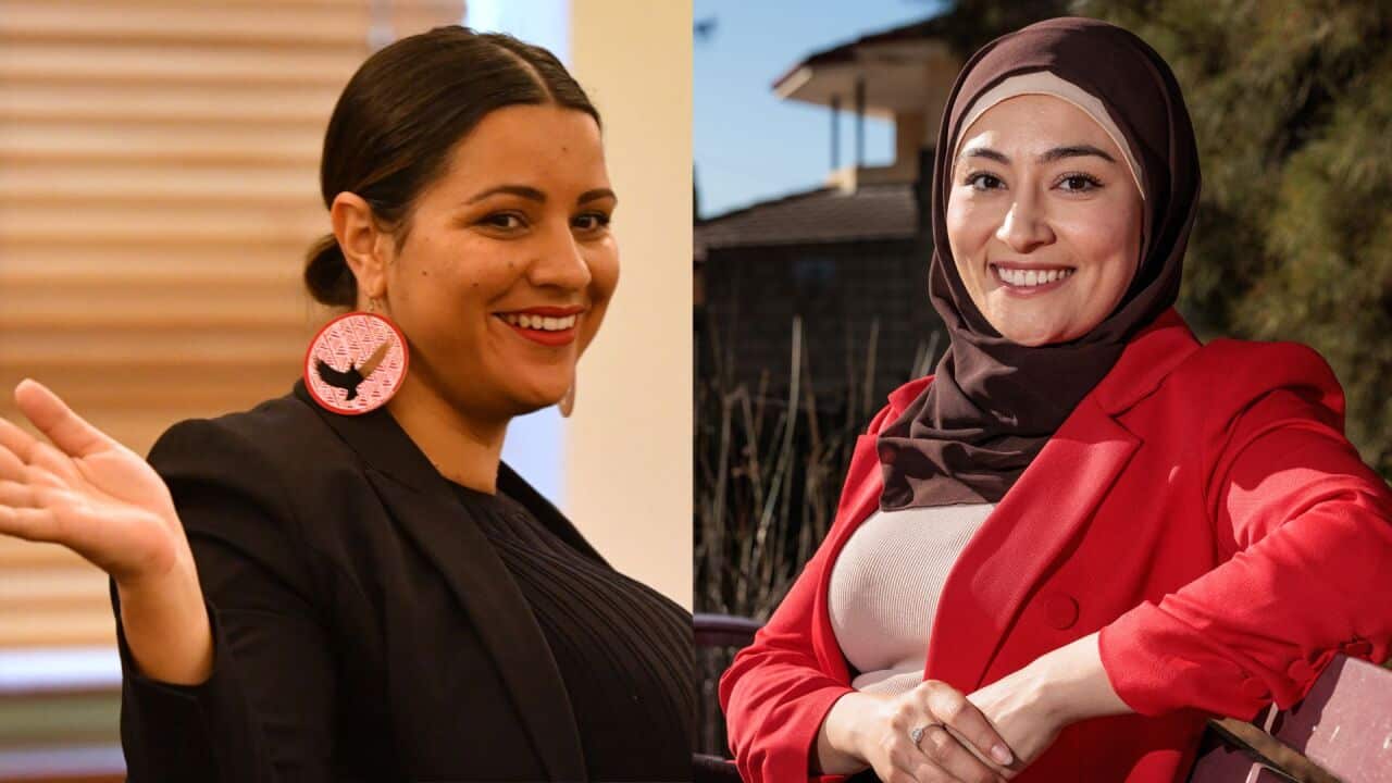 Newly-elected Labor senators Jana Stewart (left) and Fatima Payman (right)