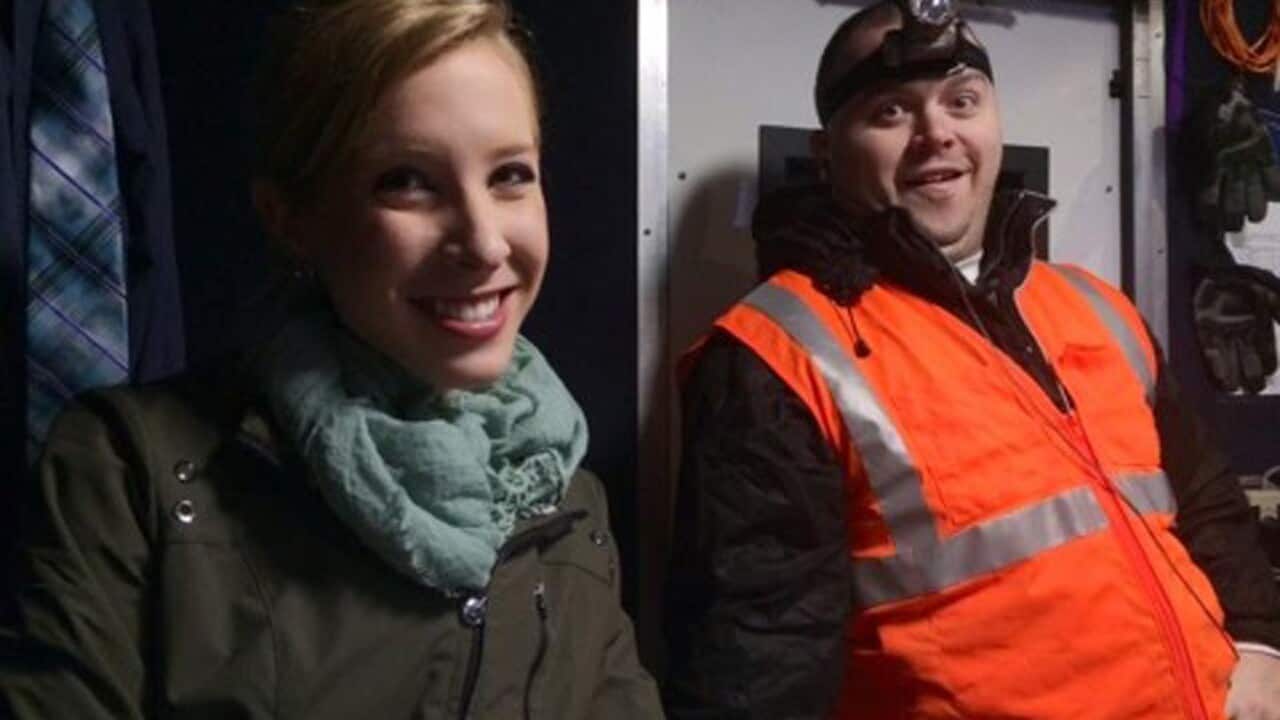 Reporter Alison Parker, left, and cameraman Adam Ward.(Courtesy of WDBJ-TV via AP)